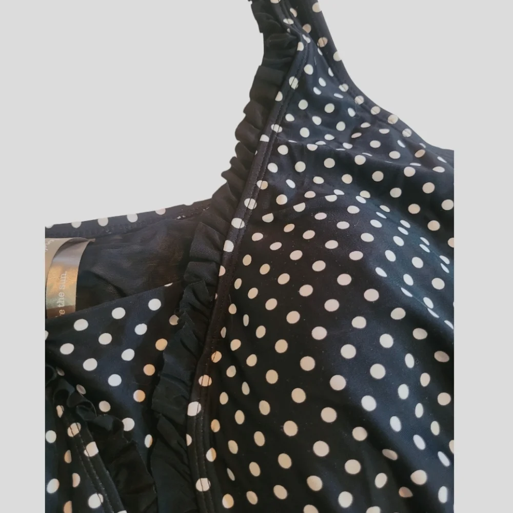 PENNINGTONS - Plus Size Layered Ruffle Tankini - Picture 4 of 11